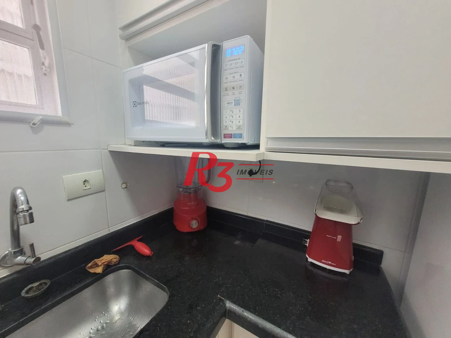 Kitnet com 1 dormitório à venda, 36 m² por R$ 349.000,00 - Aparecida - Santos/SP