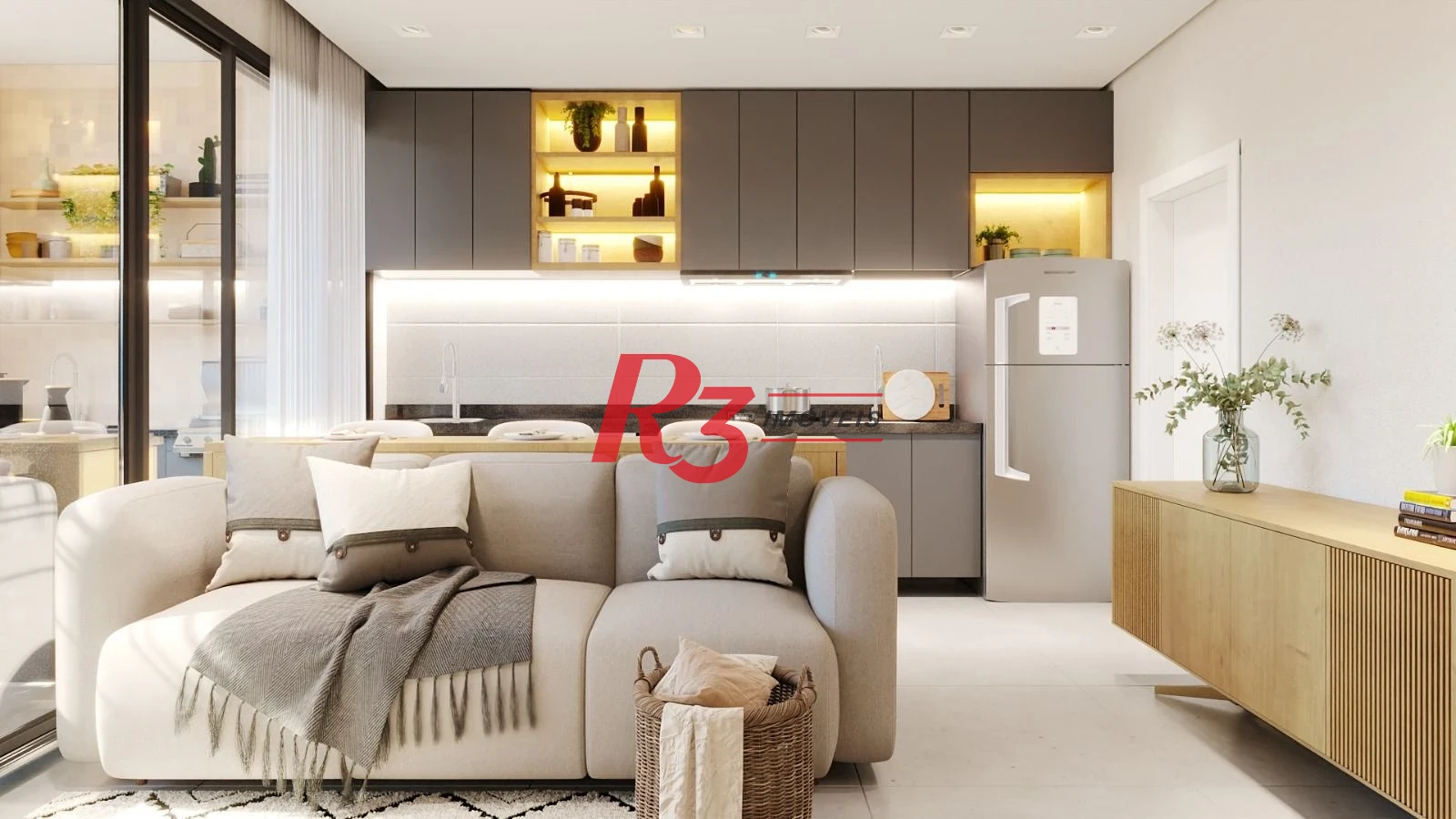 Apartamento com 2 dormitórios à venda, 65 m² por R$ 950.000,00 - Ponta da Praia - Santos/SP