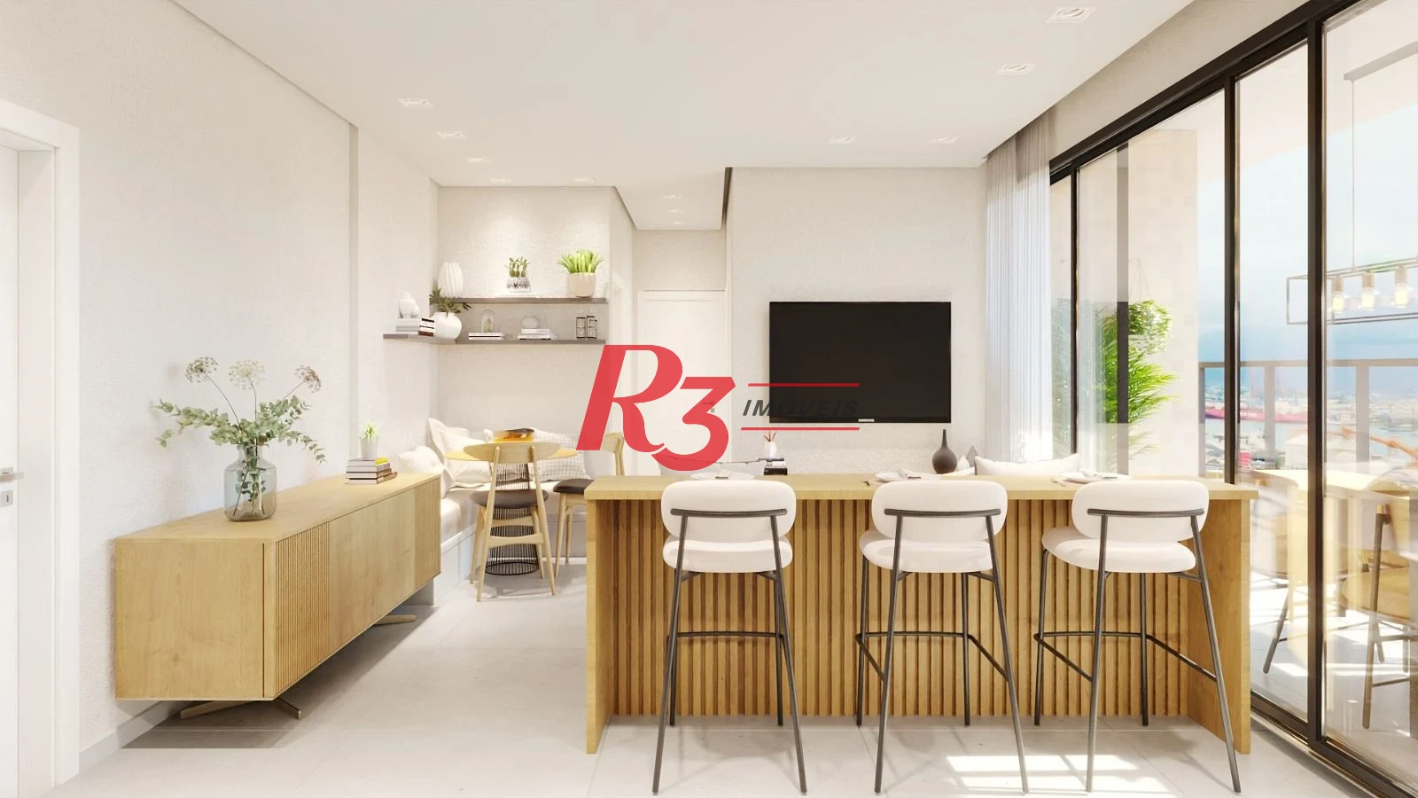 Apartamento com 2 dormitórios à venda, 65 m² por R$ 950.000,00 - Ponta da Praia - Santos/SP