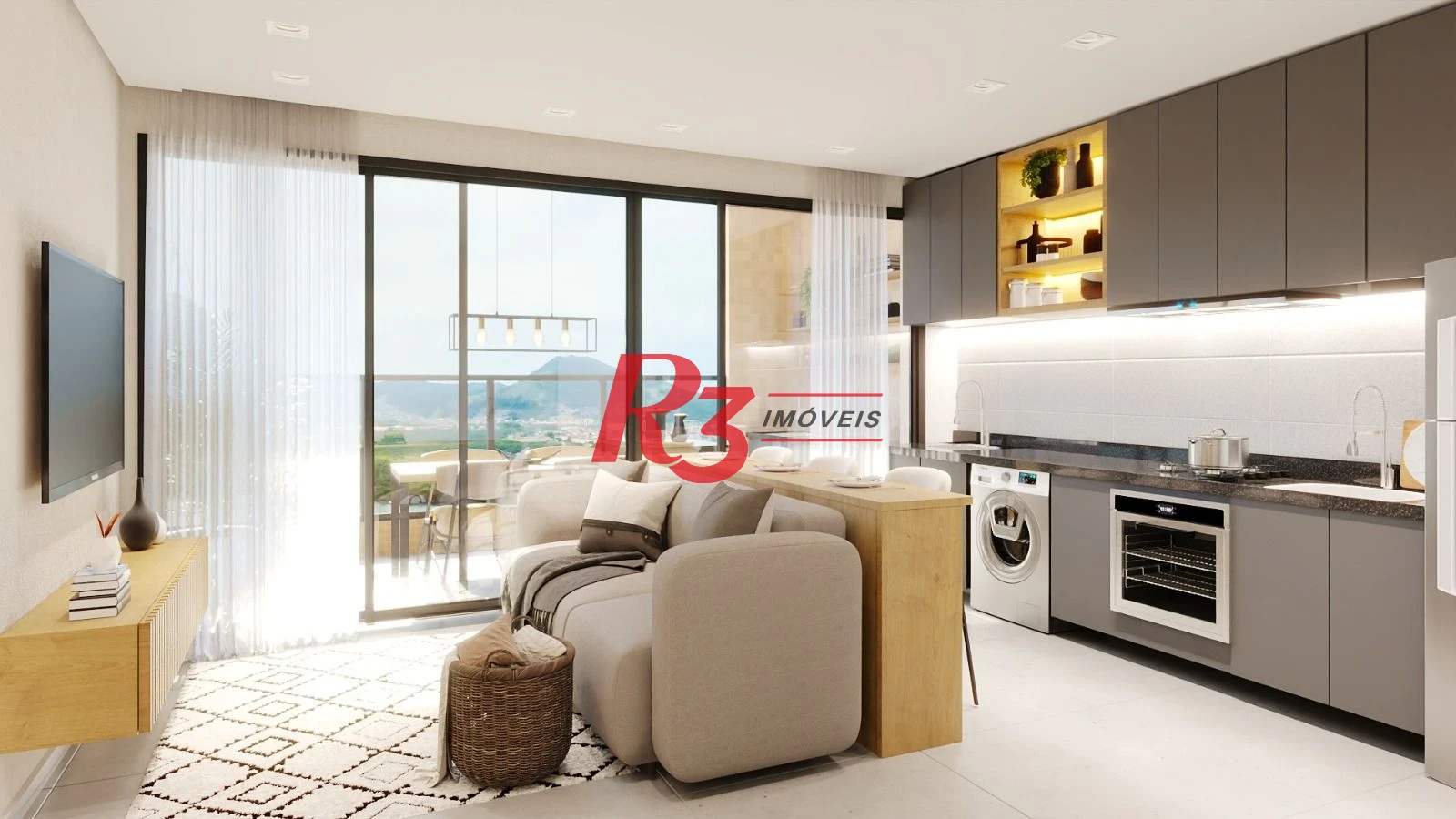 Apartamento com 2 dormitórios à venda, 65 m² por R$ 950.000,00 - Ponta da Praia - Santos/SP
