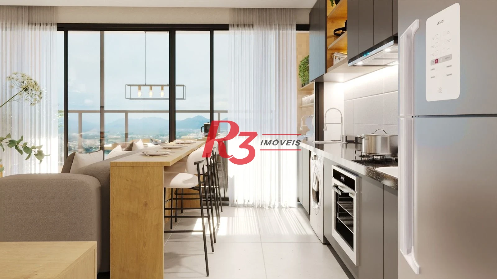 Apartamento com 2 dormitórios à venda, 65 m² por R$ 950.000,00 - Ponta da Praia - Santos/SP