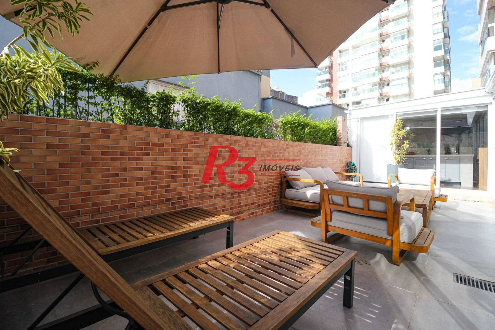 Apartamento Garden com 3 dormitórios à venda, 183 m² por R$ 2.150.000,00 - Gonzaga - Santos/SP