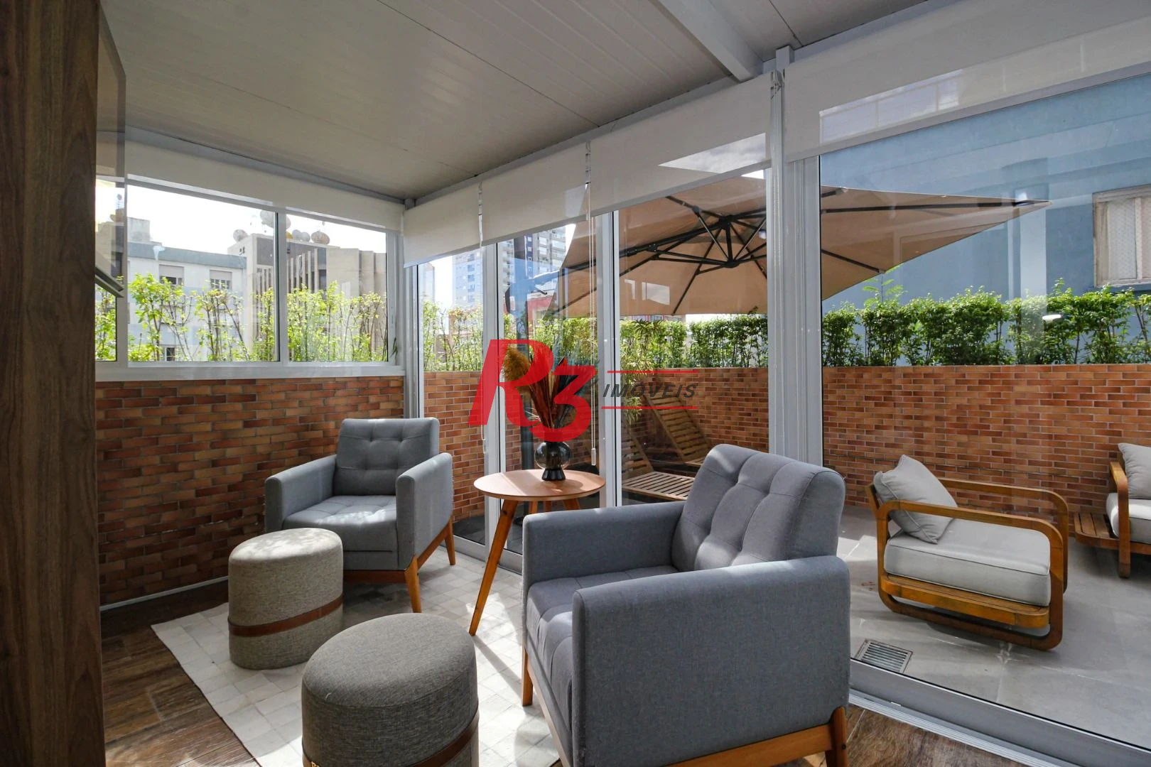Apartamento Garden com 3 dormitórios à venda, 183 m² por R$ 2.150.000,00 - Gonzaga - Santos/SP