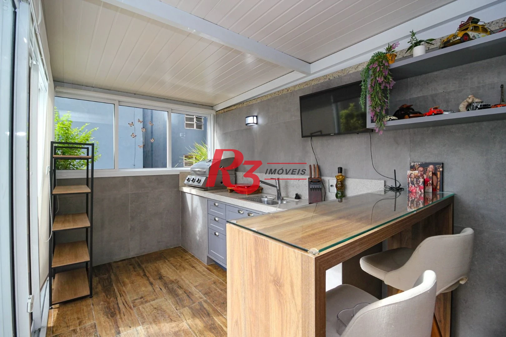 Apartamento Garden com 3 dormitórios à venda, 183 m² por R$ 2.150.000,00 - Gonzaga - Santos/SP