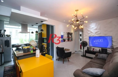 Apartamento à venda, 97 m² por R$ 620.000,00 - José Menino - Santos/SP