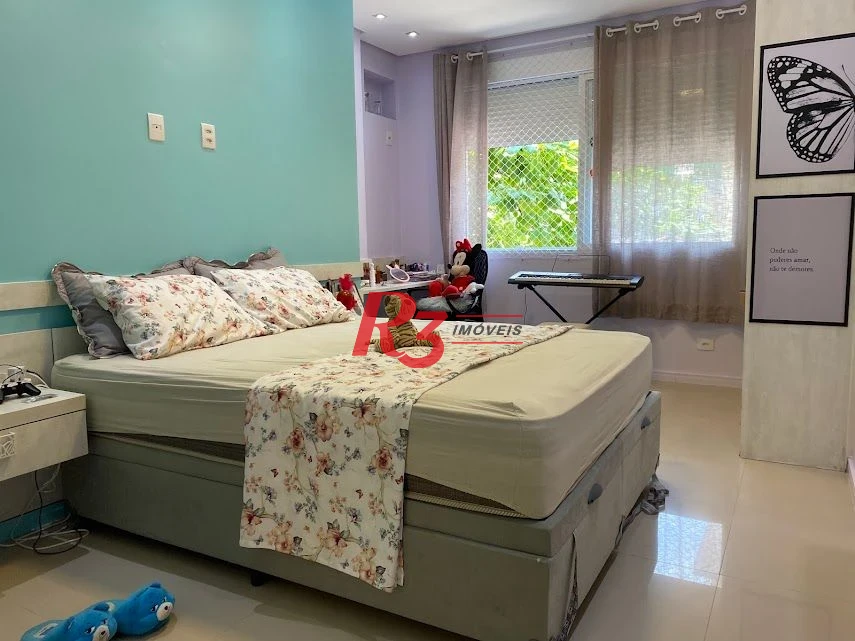 Apartamento com 3 dormitórios à venda, 173 m² por R$ 979.000,00 - Gonzaga - Santos/SP