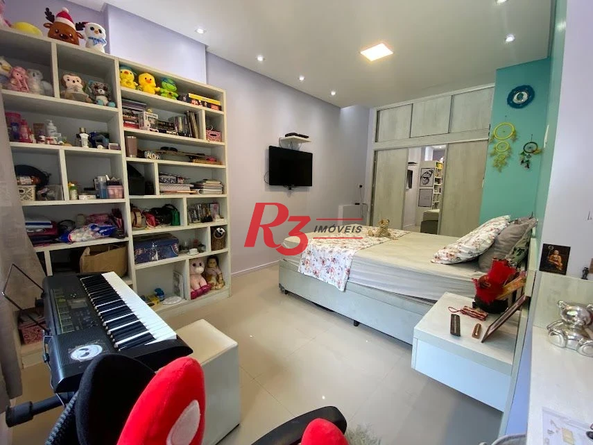 Apartamento com 3 dormitórios à venda, 173 m² por R$ 979.000,00 - Gonzaga - Santos/SP