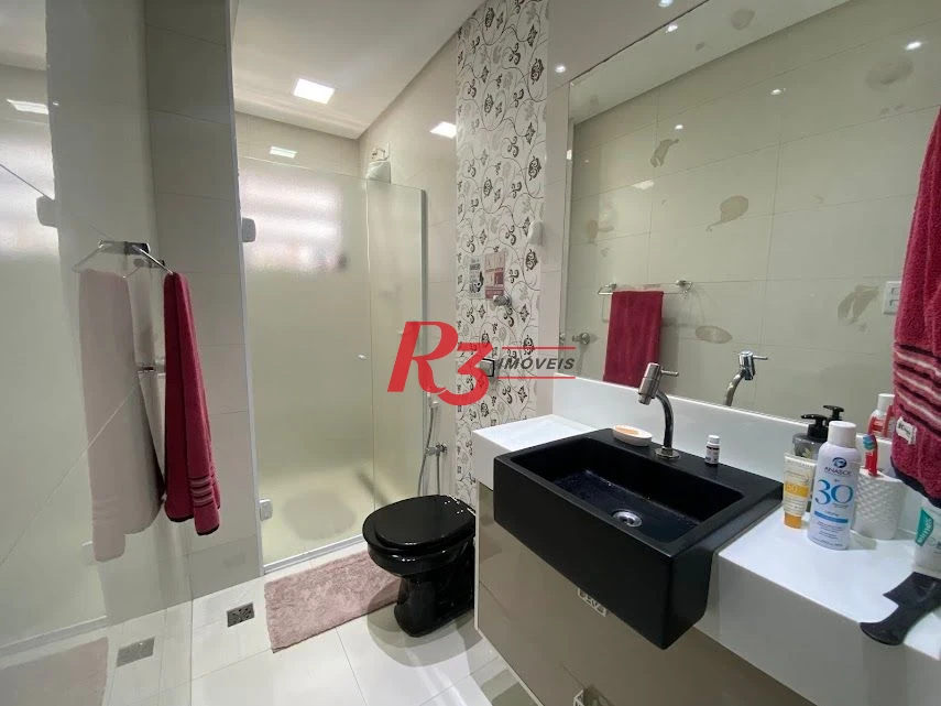 Apartamento com 3 dormitórios à venda, 173 m² por R$ 979.000,00 - Gonzaga - Santos/SP