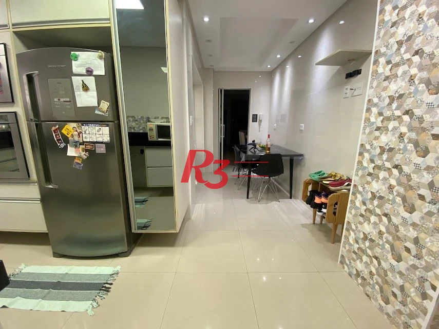 Apartamento com 3 dormitórios à venda, 173 m² por R$ 979.000,00 - Gonzaga - Santos/SP