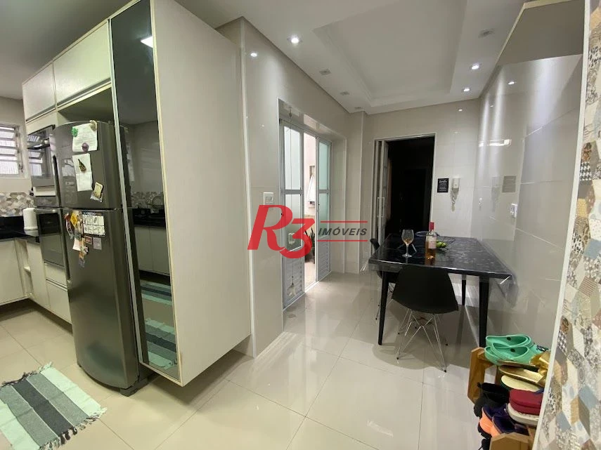 Apartamento com 3 dormitórios à venda, 173 m² por R$ 979.000,00 - Gonzaga - Santos/SP