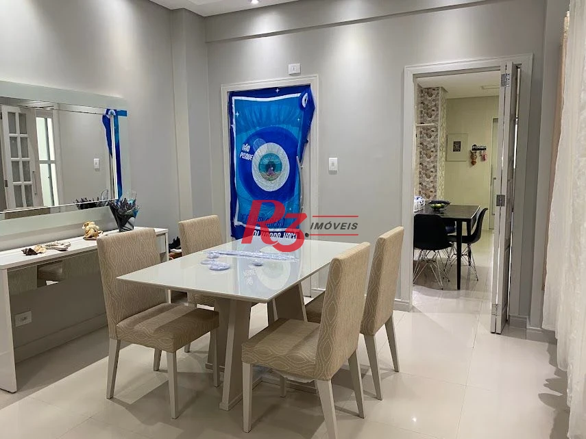Apartamento com 3 dormitórios à venda, 173 m² por R$ 979.000,00 - Gonzaga - Santos/SP