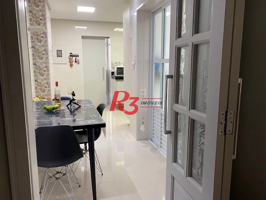 Apartamento com 3 dormitórios à venda, 173 m² por R$ 979.000,00 - Gonzaga - Santos/SP
