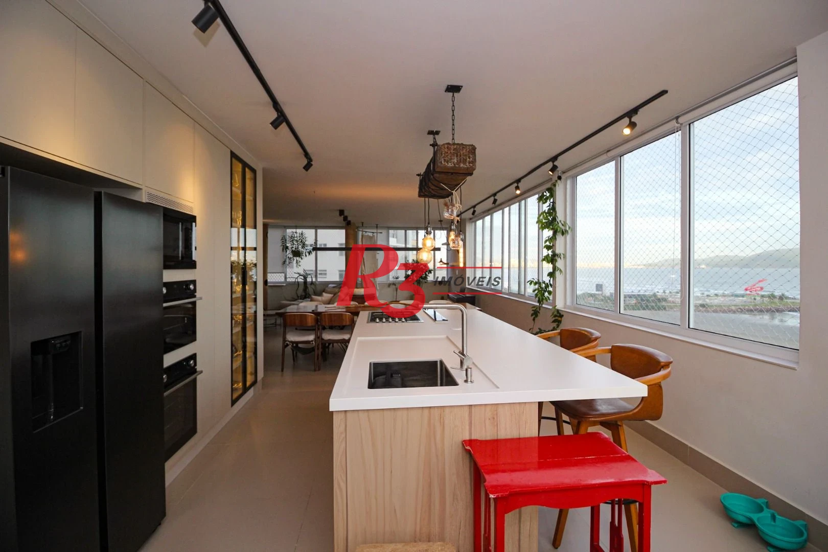 Apartamento com 3 dormitórios à venda, 215 m² por R$ 2.200.000,00 - José Menino - Santos/SP