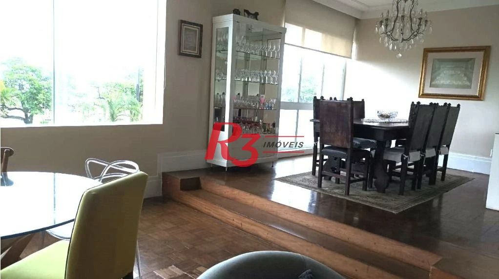Apartamento com 3 dormitórios à venda, 260 m² por R$ 2.080.000,00 - Embaré - Santos/SP
