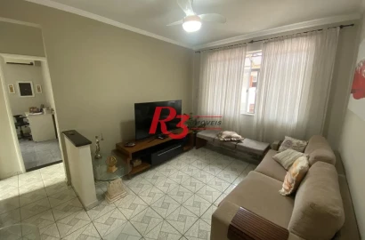Apartamento à venda, 70 m² por R$ 440.000,00 - Gonzaga - Santos/SP