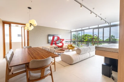 Apartamento à venda, 160 m² por R$ 2.450.000,00 - Gonzaga - Santos/SP