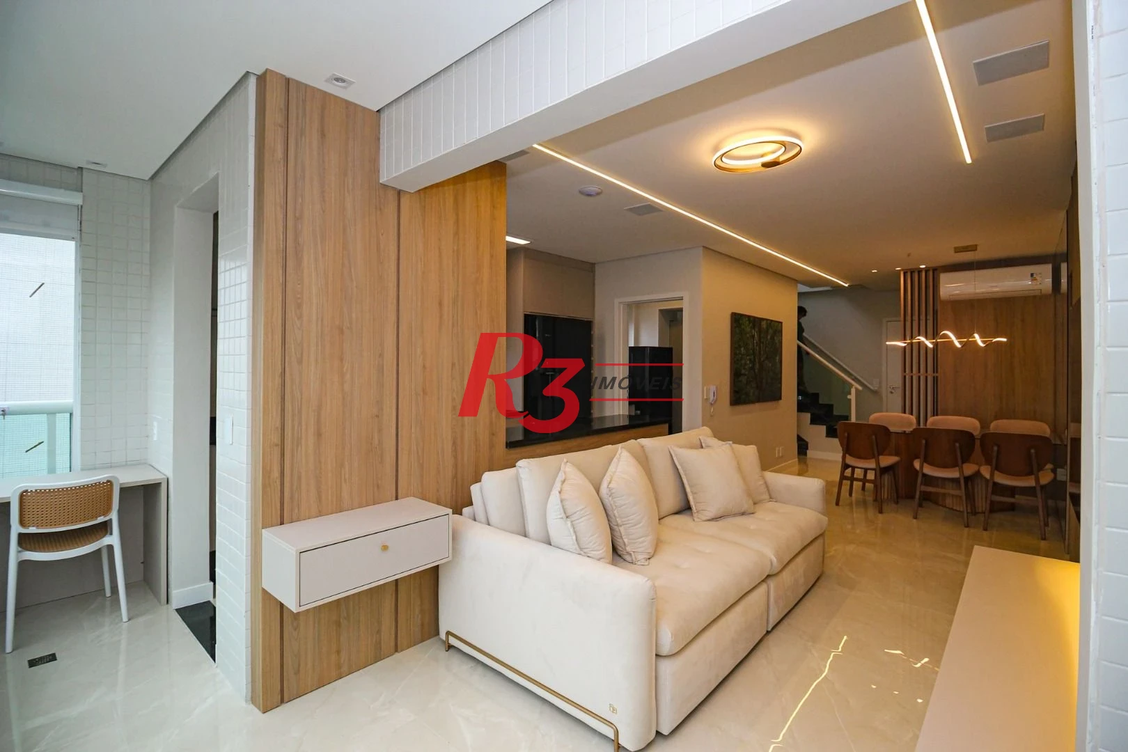 Cobertura com 3 dormitórios à venda, 166 m² por R$ 3.490.000,00 - Embaré - Santos/SP