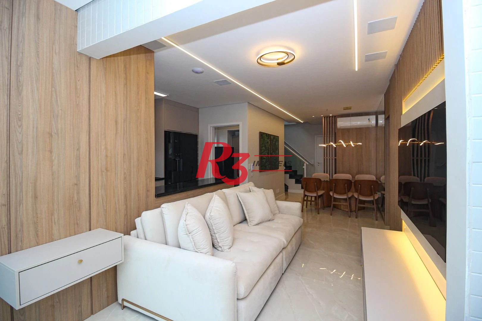 Cobertura com 3 dormitórios à venda, 166 m² por R$ 3.490.000,00 - Embaré - Santos/SP
