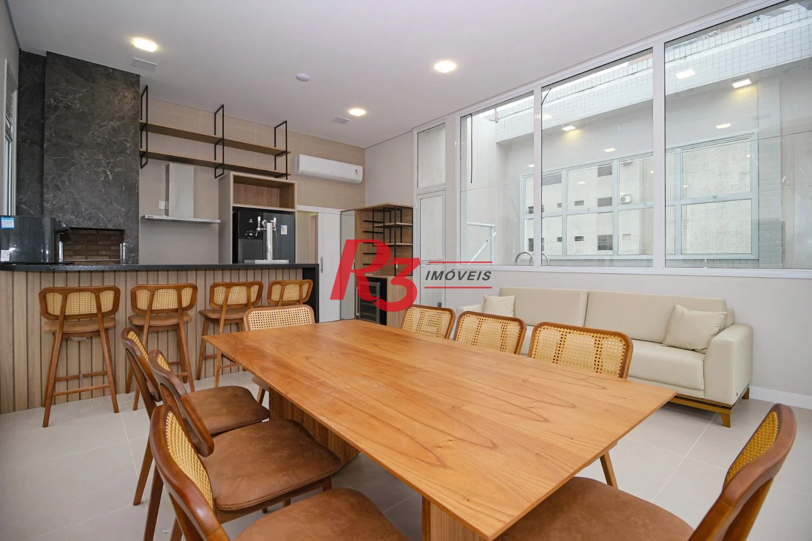 Cobertura com 3 dormitórios à venda, 166 m² por R$ 3.490.000,00 - Embaré - Santos/SP