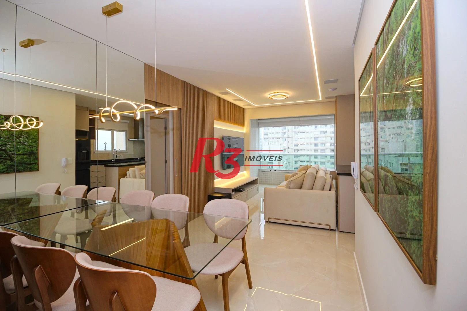 Cobertura com 3 dormitórios à venda, 166 m² por R$ 3.490.000,00 - Embaré - Santos/SP
