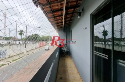 Sobrado com 3 dormitórios à venda, 120 m² por R$ 400.000,00 - Parque Bitaru - São Vicente/SP
