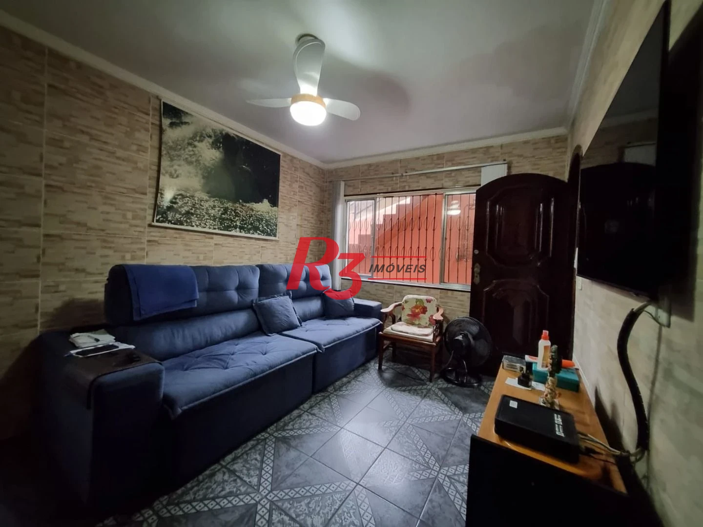 Sobrado com 3 dormitórios à venda, 120 m² por R$ 400.000,00 - Parque Bitaru - São Vicente/SP