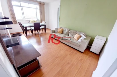 Apartamento à venda, 90 m² por R$ 560.000,00 - Campo Grande - Santos/SP