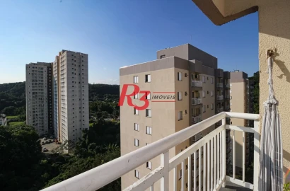 Apartamento com 2 dormitórios à venda, 54 m² por R$ 340.000,00 - Morro Nova Cintra - Santos/SP