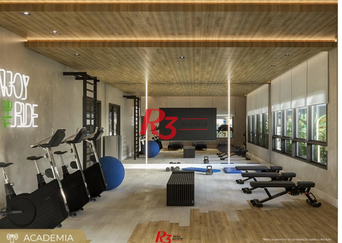 Apartamento com 1 dormitório à venda, 49 m² por R$ 630.000,00 - Marapé - Santos/SP
