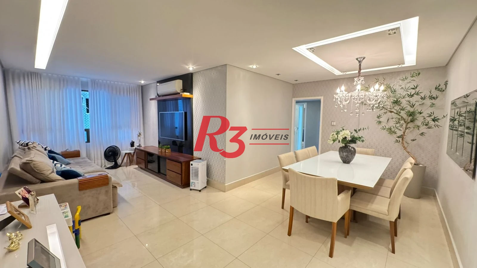 Apartamento com 3 dormitórios à venda, 145 m² por R$ 1.180.000,00 - Pompéia - Santos/SP