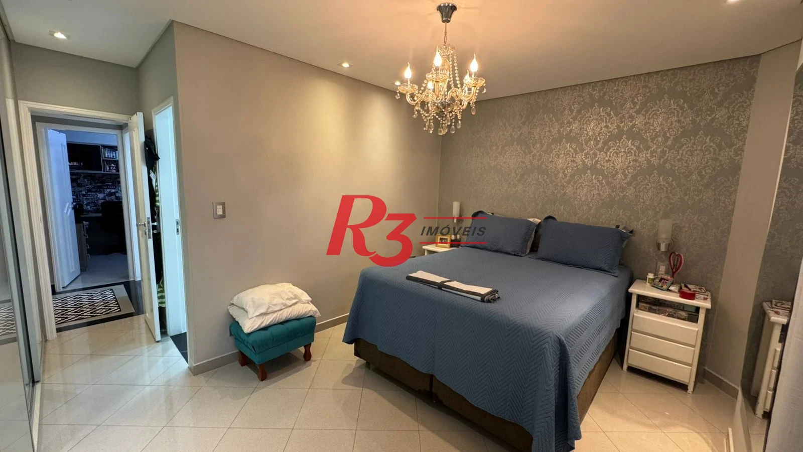 Apartamento com 3 dormitórios à venda, 145 m² por R$ 1.180.000,00 - Pompéia - Santos/SP