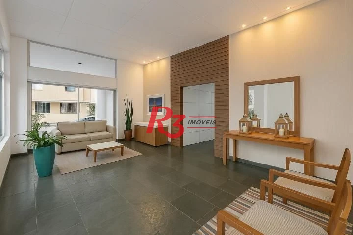 Apartamento com 3 dormitórios à venda, 110 m² por R$ 1.550.000,00 - Boqueirão - Santos/SP