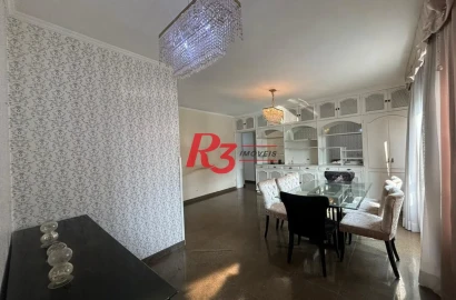 Apartamento com 3 dormitórios à venda, 123 m² por R$ 750.000,00 - Gonzaga - Santos/SP