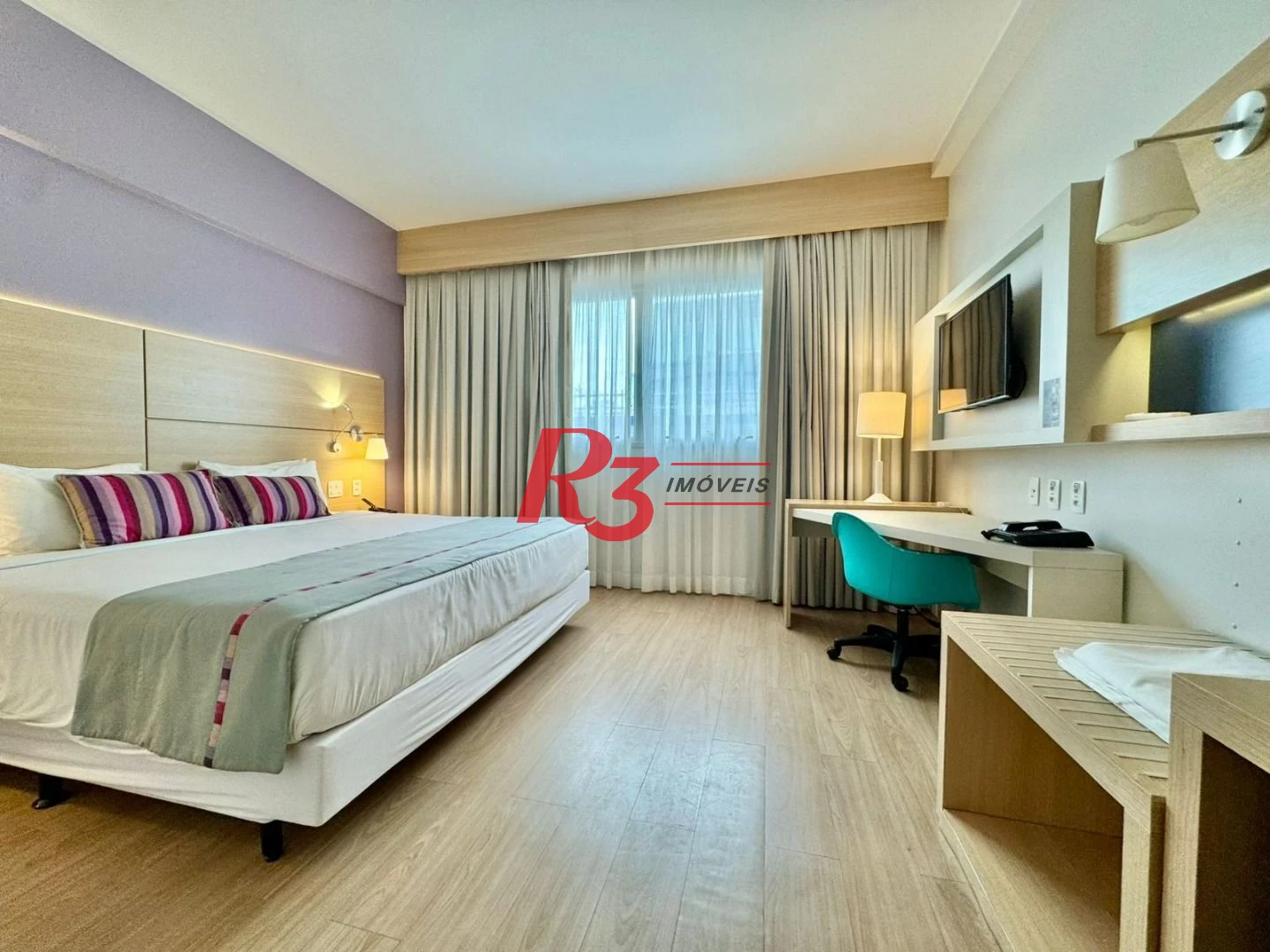 Apartamento com 1 dormitório à venda, 25 m² por R$ 390.000,00 - Gonzaga - Santos/SP