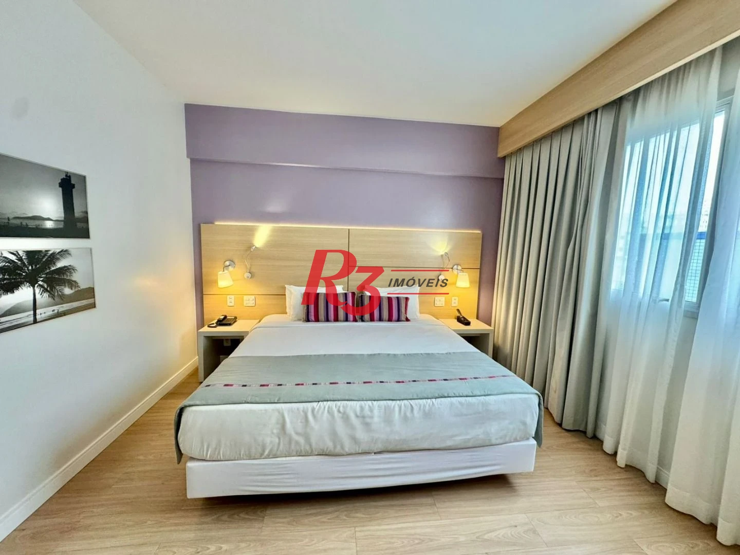 Apartamento com 1 dormitório à venda, 25 m² por R$ 390.000,00 - Gonzaga - Santos/SP