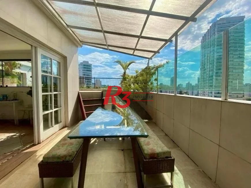 Cobertura com 5 dormitórios à venda, 336 m² por R$ 3.000.000,00 - Ponta da Praia - Santos/SP