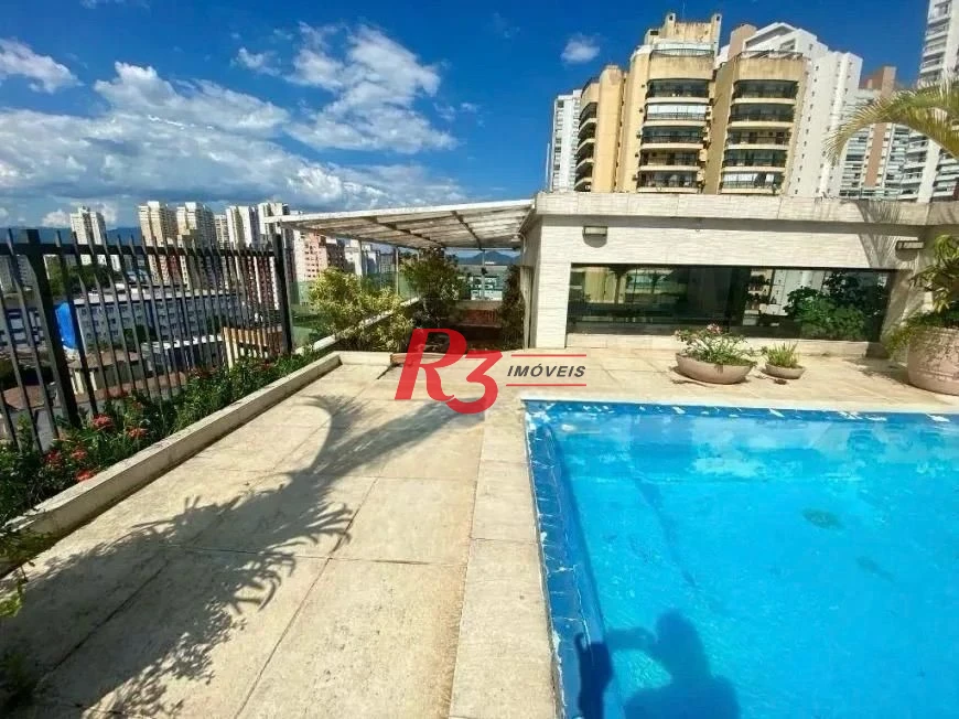 Cobertura com 5 dormitórios à venda, 336 m² por R$ 3.000.000,00 - Ponta da Praia - Santos/SP
