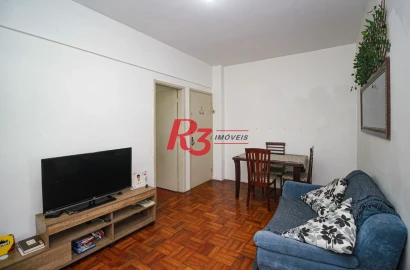 Apartamento à venda, 84 m² por R$ 405.000,00 - Encruzilhada - Santos/SP