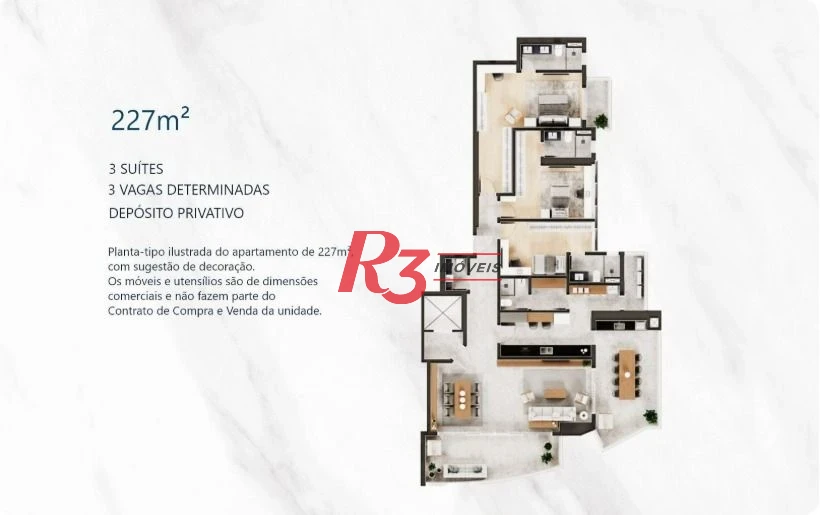 Apartamento à venda, 227 m² por R$ 5.500.000,00 - Ponta da Praia - Santos/SP