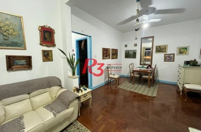 Apartamento à venda, 93 m² por R$ 420.000,00 - Pompéia - Santos/SP