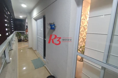 Apartamento à venda, 68 m² por R$ 745.000,00 - José Menino - Santos/SP