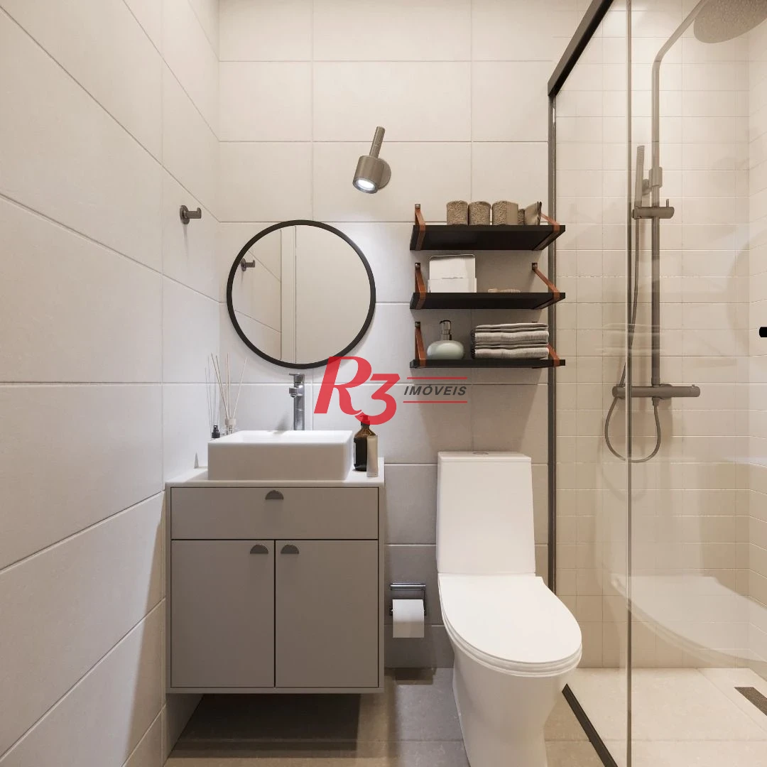 Apartamento à venda, 97 m² por R$ 1.444.081,79 - Embaré - Santos/SP