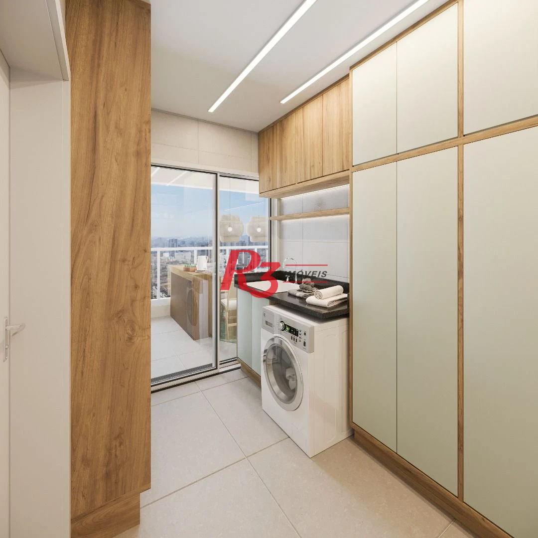 Apartamento à venda, 97 m² por R$ 1.444.081,79 - Embaré - Santos/SP