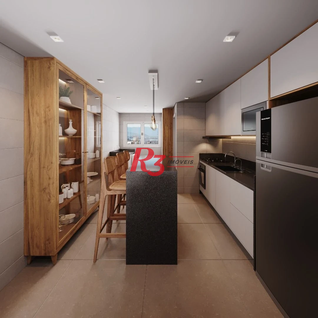 Apartamento à venda, 158 m² por R$ 2.328.793,39 - Embaré - Santos/SP