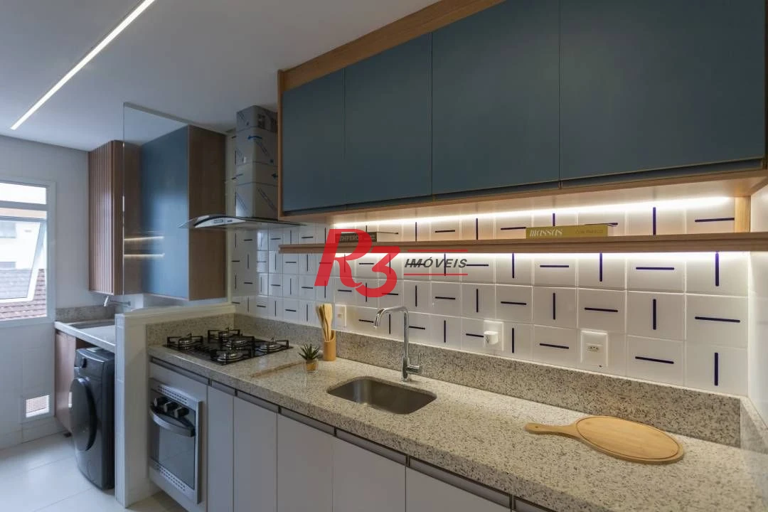 Apartamento à venda, 88 m² por R$ 1.550.000,00 - Boqueirão - Santos/SP