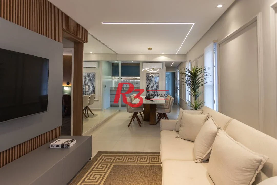 Apartamento à venda, 88 m² por R$ 1.550.000,00 - Boqueirão - Santos/SP