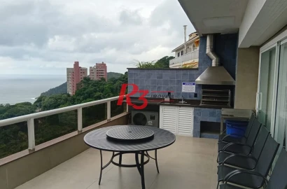Cobertura à venda, 255 m² por R$ 3.180.000,00 - Balneário Mar Casado - Guarujá/SP