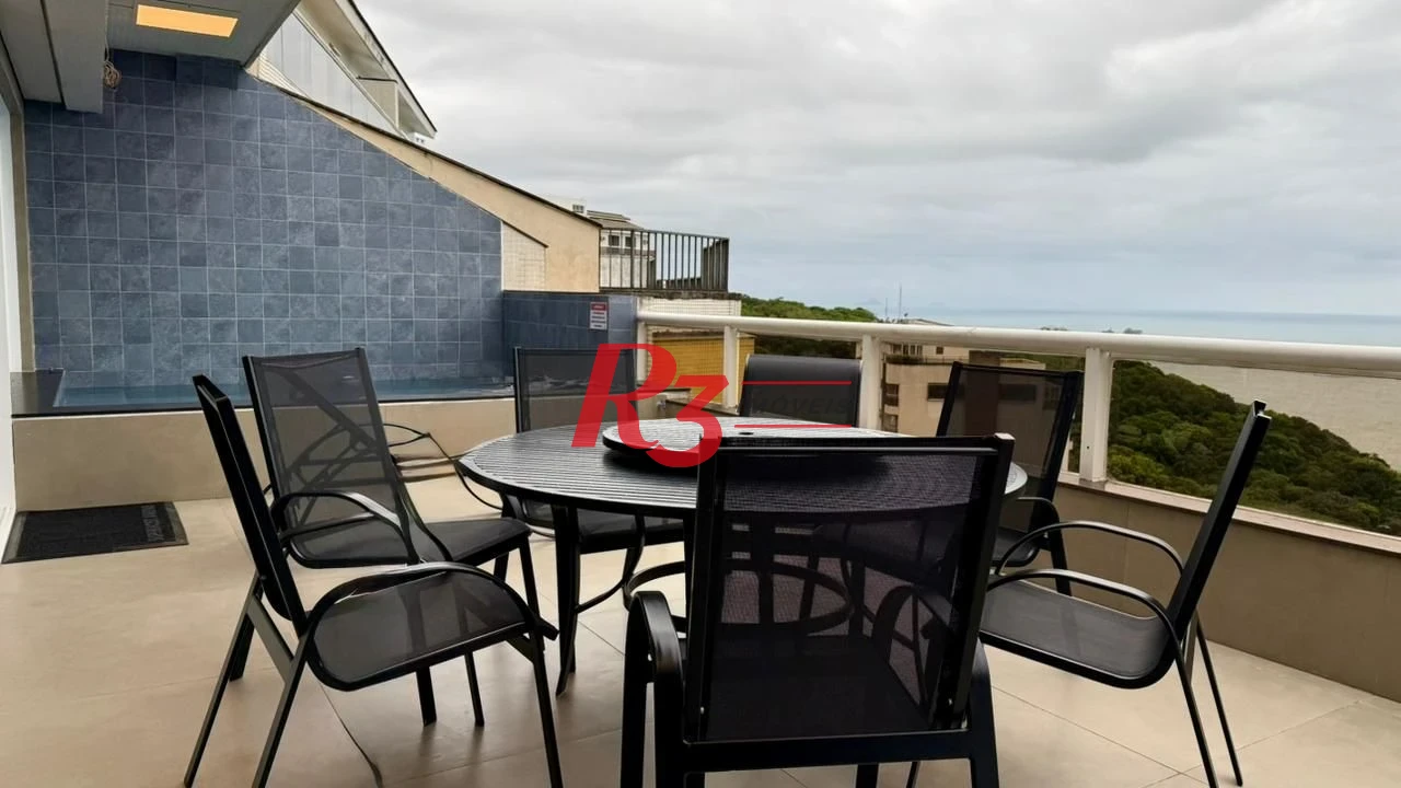 Cobertura à venda, 255 m² por R$ 3.180.000,00 - Balneário Mar Casado - Guarujá/SP