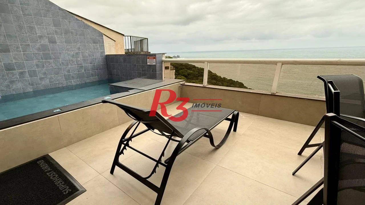 Cobertura à venda, 255 m² por R$ 3.180.000,00 - Balneário Mar Casado - Guarujá/SP