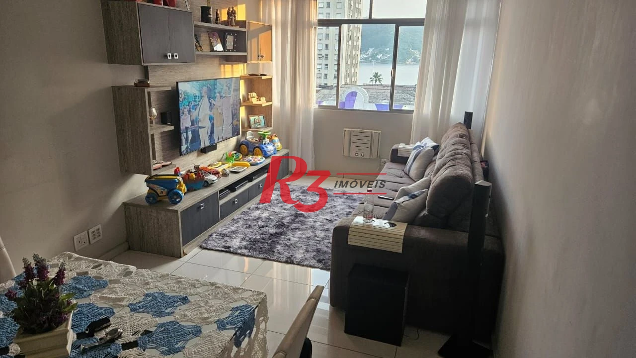 Apartamento com 2 dormitórios à venda, 80 m² por R$ 385.000,00 - Centro - São Vicente/SP